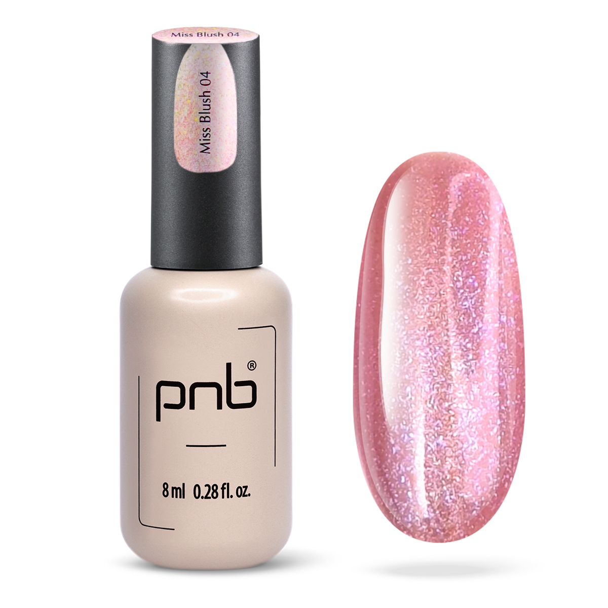 PNB GLAMOUR CAT 04 MISS BLUSH mágneses géllak 8 ML