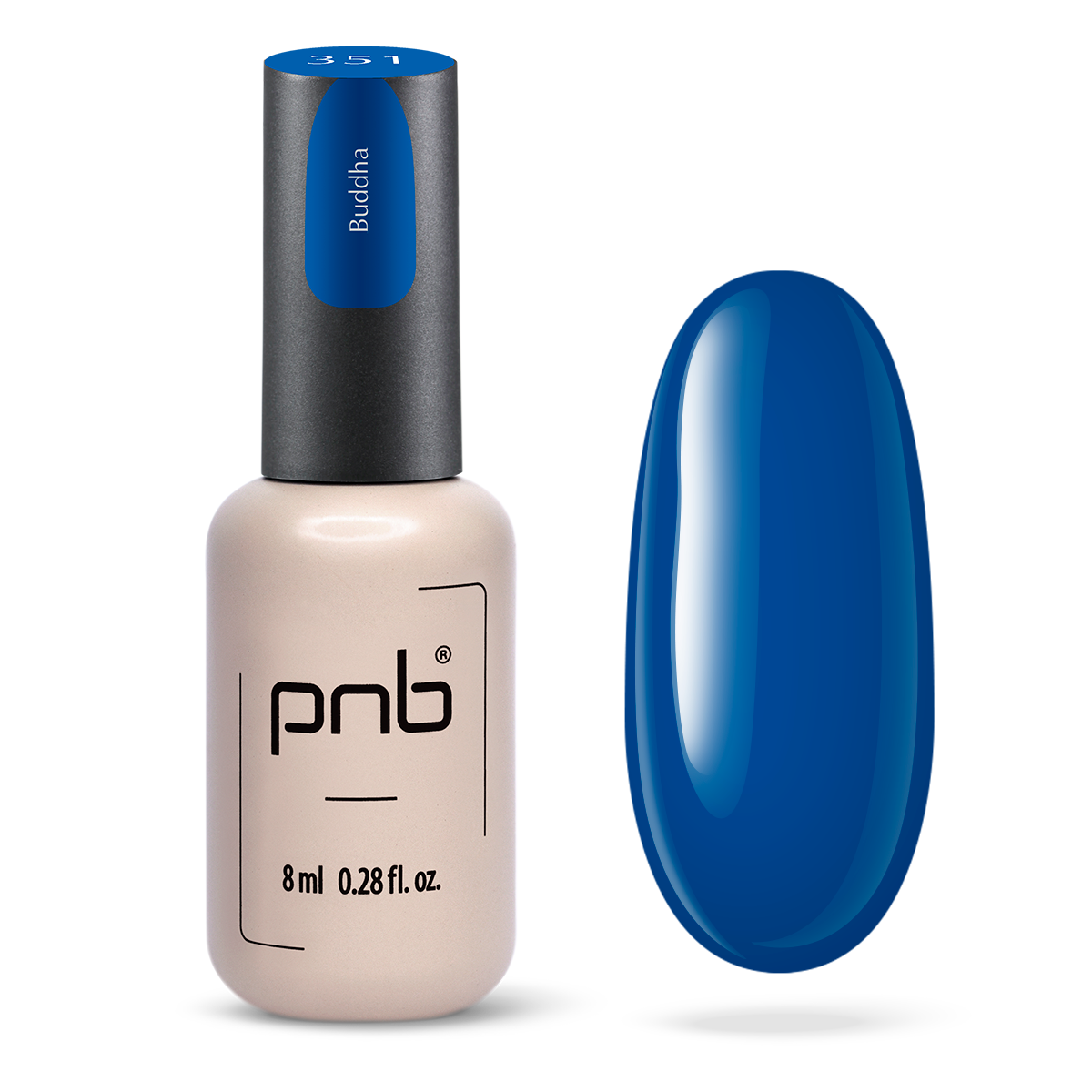 Gel nail polish PNB 351, 8 ml