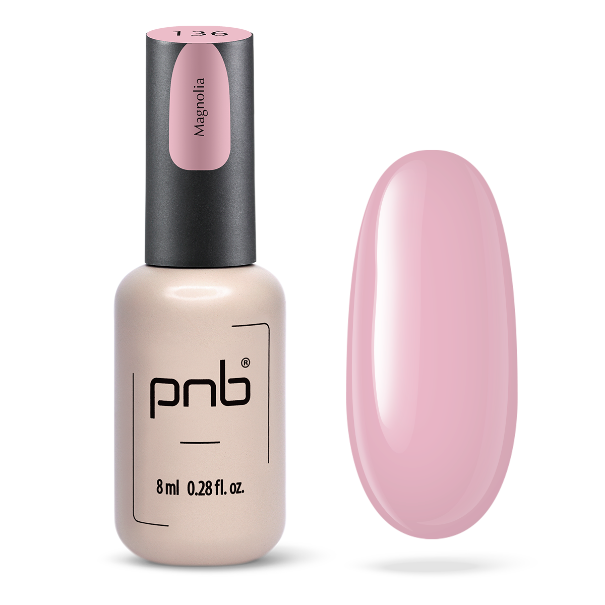 PNB Gel Nail Polish 136, 8 ml