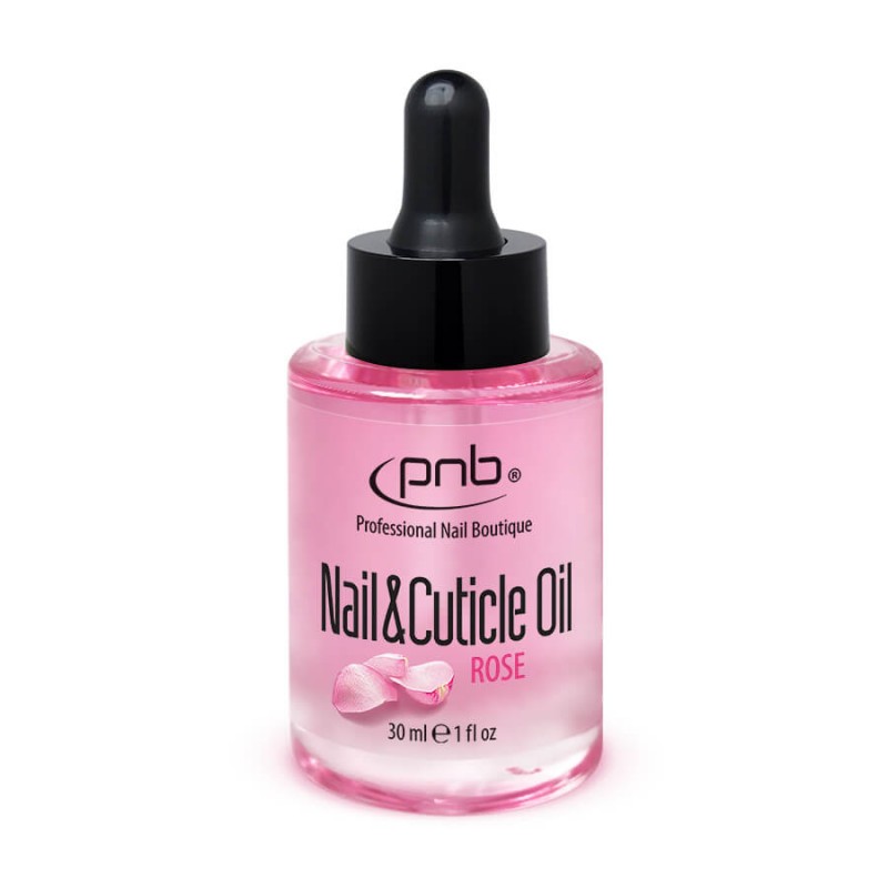 
 PNB Nail&amp;Cuticle Oil, Rose, 30 ml 
