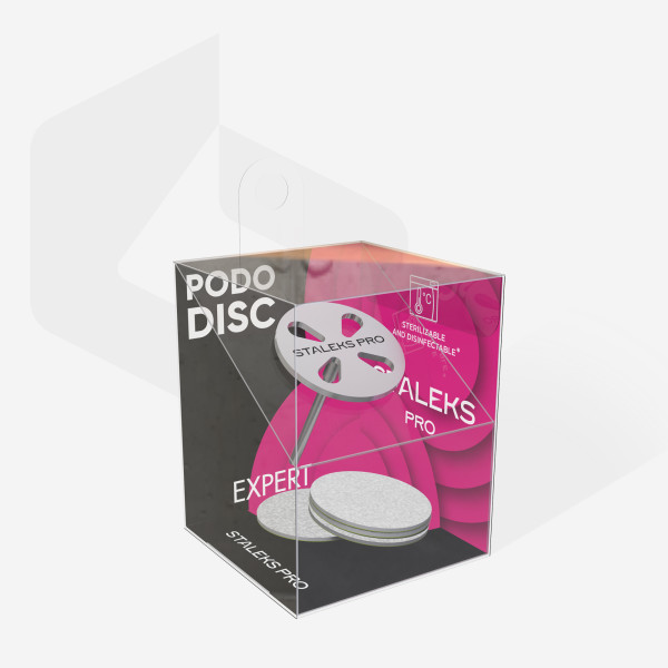 STALEKS PRO EXPERT PODODISC M pedikűrkorong és eldobható reszelőkészlet 180-as 5 db (20 mm)