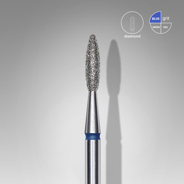 STALEKS PRO EXPERT Gyémánt csiszolófej - kék láng 2,1 mm / 8 mm
