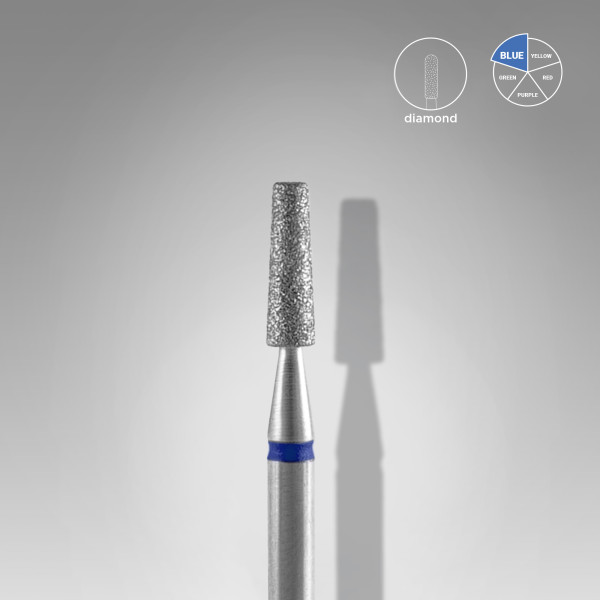 STALEKS PRO EXPERT Gyémánt csiszolófej - kék csonka kúp 2,5 mm / 8 mm