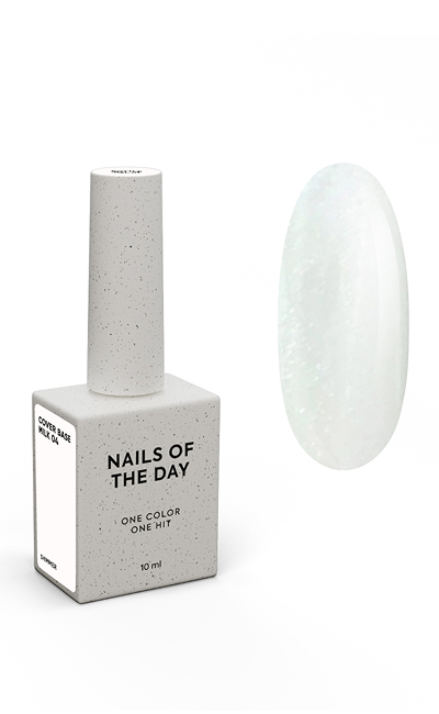 Nails of The Day Cover base NEW Formula milk 04, 10 ml