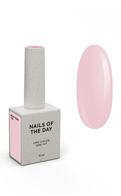 NAILS OF THE DAY Milky pink top, 10 ml