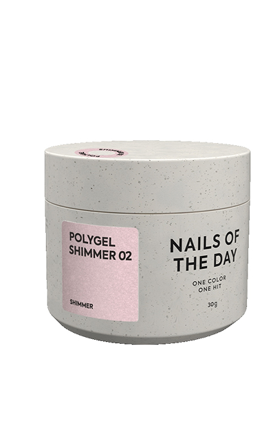 NAILS OF THE DAY Polygel shimmer 02, 30 g