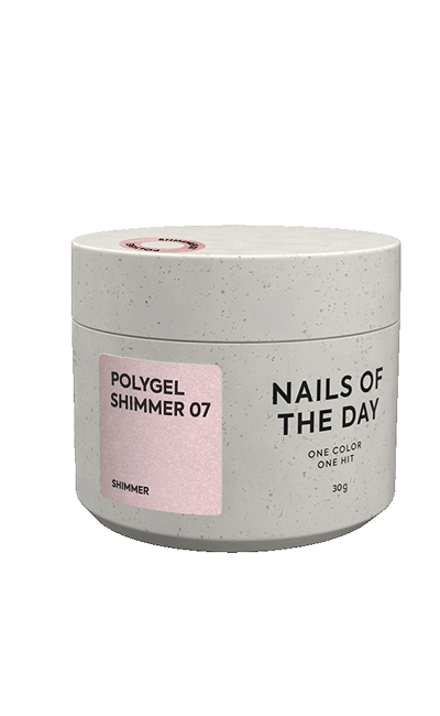 NAILS OF THE DAY Polygel shimmer 07, 30 g