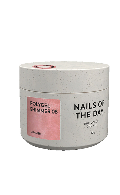 NAILS OF THE DAY Polygel shimmer 08, 30 g