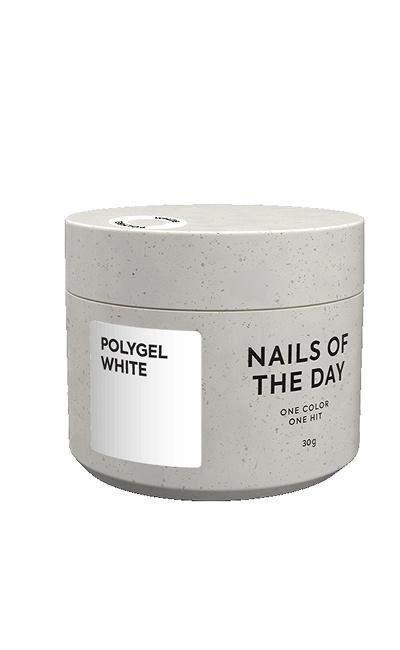 NAILS OF THE DAY Polygel white, 30 g