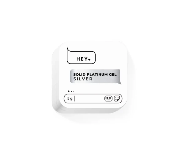 HEYLOVE SOLID PLATINUM GEL - SILVER 5 G