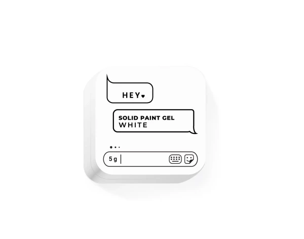 HEYLOVE SOLID PAINT GEL - WHITE 5 G