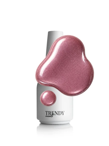 TRENDY NAILS GEL POLISH CAT EYE - BERRY TEDDY