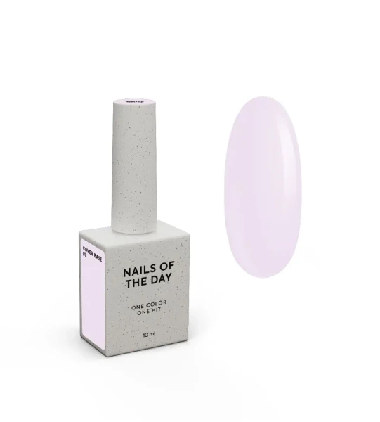 Nails of The Day Cover base NEW Formula 01, 10 ml