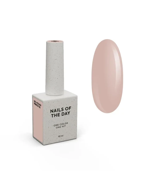 NAILS OF THE DAY gel polish French 02, 10 ML