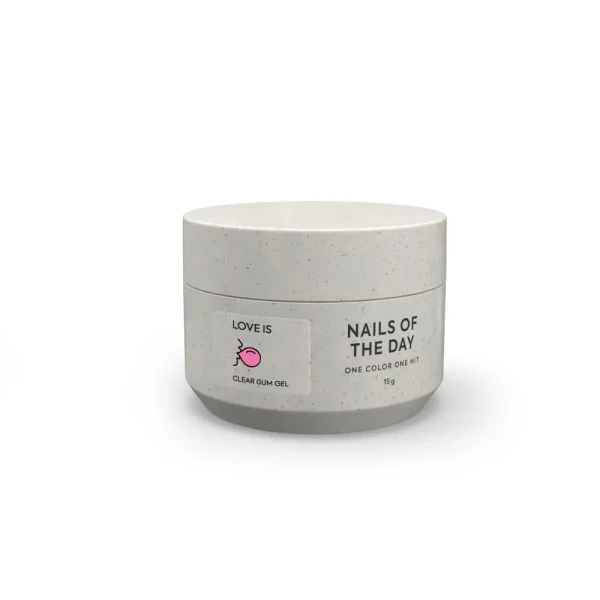 NAILS OF THE DAY art gel LOVE IS CLEAR, 15 G