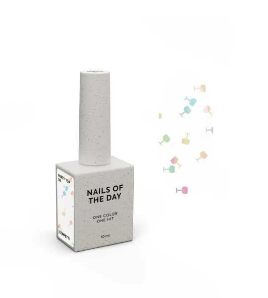 NAILS OF THE DAY PARTY TOP MATTE, 10 ML