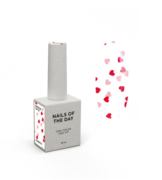 NAILS OF THE DAY Kupidon top 01, 10 ml