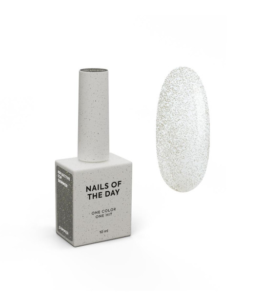 NAILS OF THE DAY, NAILSOFTHENIGHT Reflective top Shimmer, 10 ml