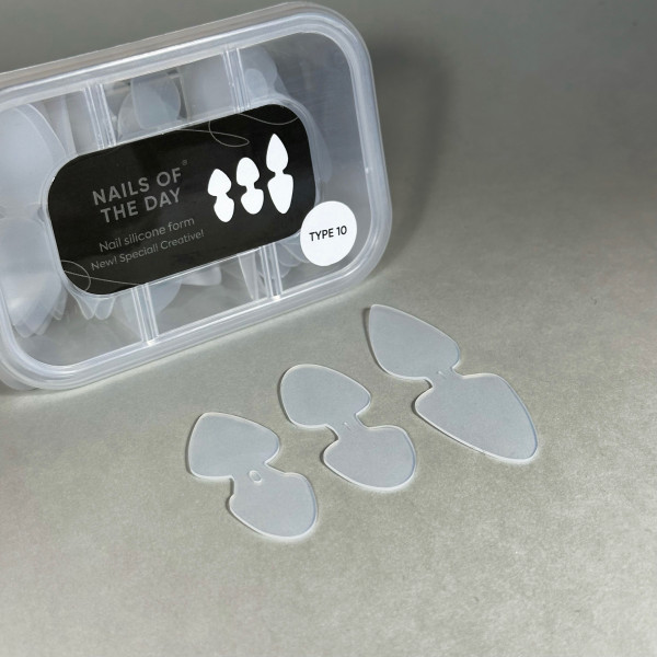 NAILS OF THE DAY Nail Silicone Double mold, 2 in 1(Type10)