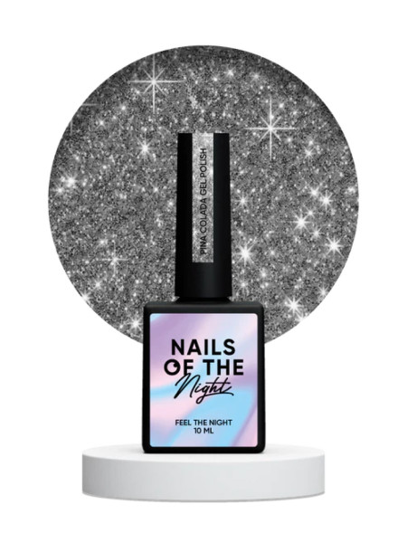 NAILS OF THE NIGHT Pina Colada gel polish, 10 ml