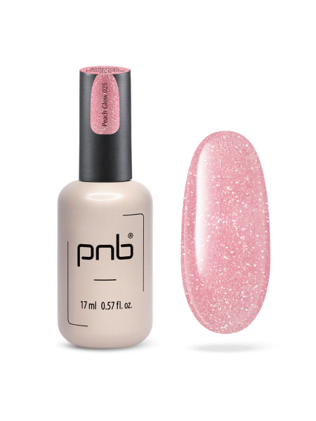 PNB UV/LED Strong Iron Gel, 025 Peach Glow, 17 ml