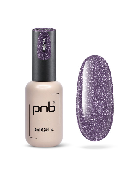 PNB UV/LED GEL POLISH SHOCK EFFECT 11 PURPLE 8 ML