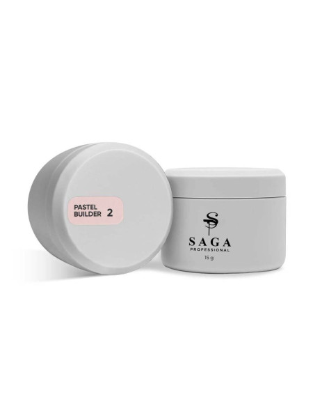 SAGA PROFESSIONAL Builder Gel Pastel 15g 02