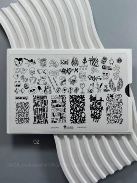 SAGA PROFESSIONAL Stamping palette 02