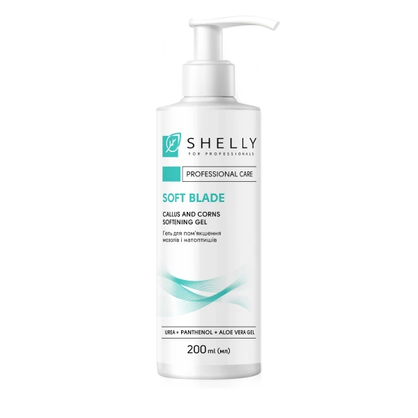 Shelly - Bőrkeményedés- és tyúkszempuhító keratolitikus gél ureával - 200 ml