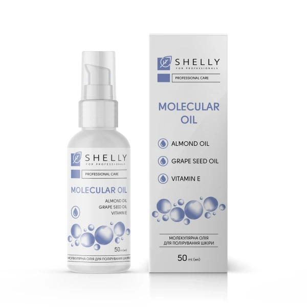 Shelly - Bőrpolírozó molekuláris olaj lábra E-vitaminnal - 50 ml
