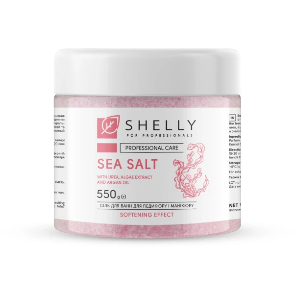 Shelly - Fürdősó ureával, algakivonattal és argánolajjal - 550 g