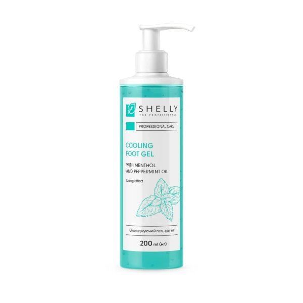Shelly - Hűsítő lábgél mentollal és mentaolajjal - 200 ml