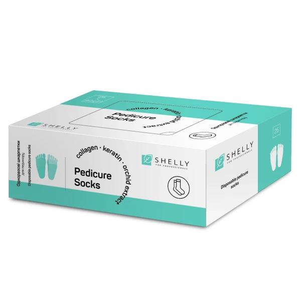 Shelly - Pedikűrzokni keratinnal, kollagénnel és orchideakivonattal - 25 db