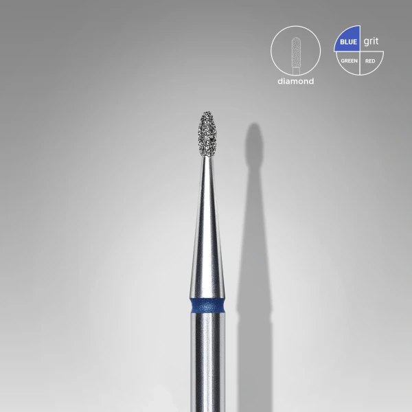 STALEKS PRO EXPERT Gyémánt csiszolófej - kék lekerekített rügy 1,2 mm / 3 mm