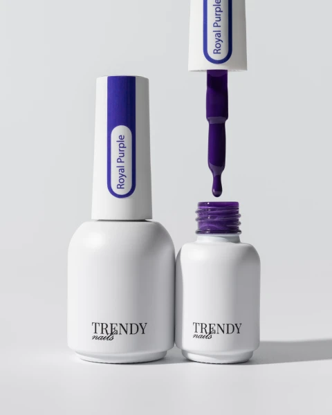 TRENDY NAILS GEL POLISH - ROYAL PURPLE