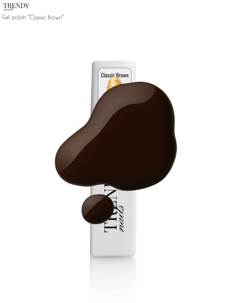 TRENDY NAILS Gel polish  "Classic Brown" 8ml