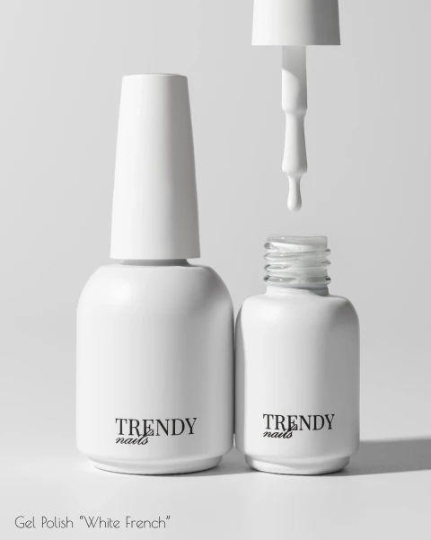 TRENDY NAILS GEL POLISH - WHITE FRENCH