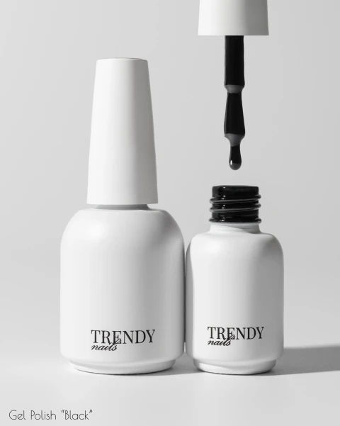 TRENDY NAILS GEL POLISH - BLACK