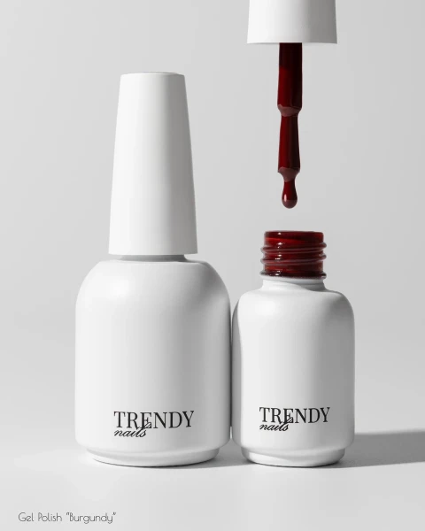TRENDY NAILS GEL POLISH - BURGUNDY
