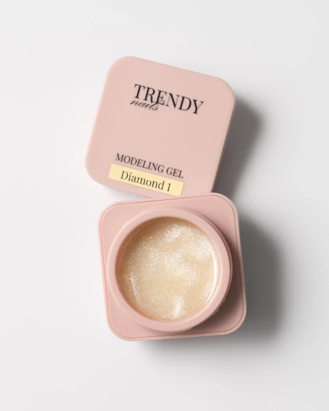 TRENDY NAILS Modeling gel - Diamond 1, 30 ml