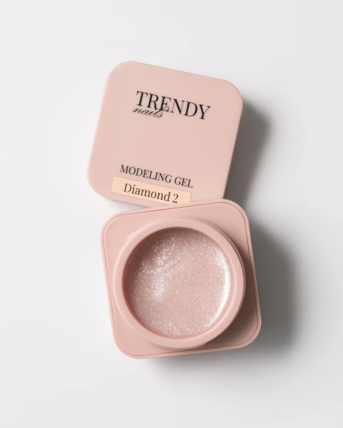 TRENDY NAILS Modeling gel - Diamond 2, 30 ml