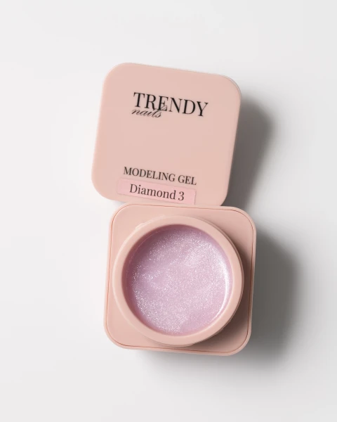 TRENDY NAILS Modeling gel - Diamond 3, 30 ml