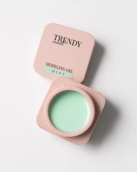 TRENDY NAILS Modeling gel - MINT, 15 ml
