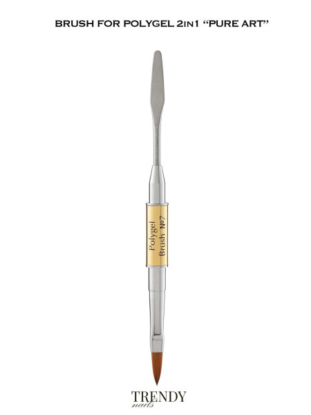 TRENDY NAILS PolyGel Nail Brush №7 (syntetic)