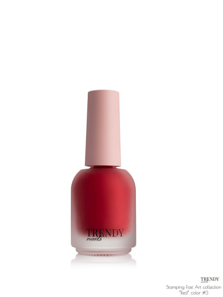 TRENDY NAILS STAMPING color №3 (red)