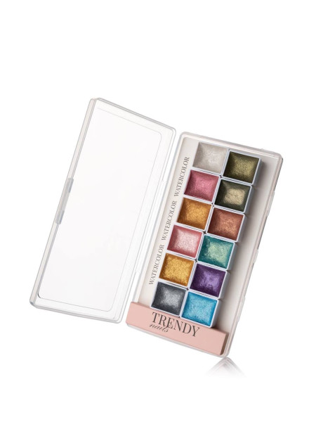 TRENDY NAILS Pearl Watercolour 12 db